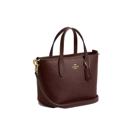 Coach Women's City Mini Tote Bag Gold/Maple