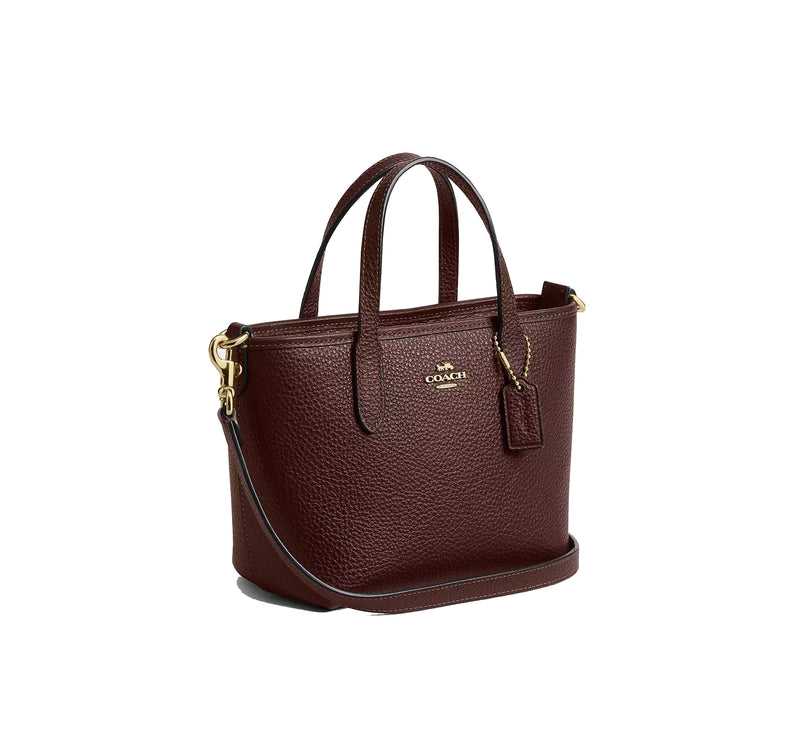 Coach Women's City Mini Tote Bag Gold/Maple