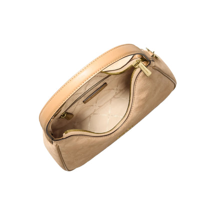 Michael Kors Women's Nayla Small Hobo Shoulder Bag Camel