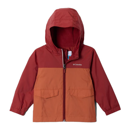 Columbia Boys' Toddler Rain-Zilla II Jacket Red Oxide/Teak Brown