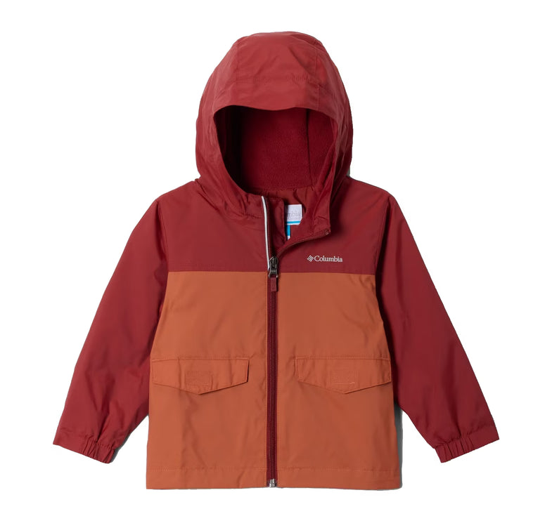 Columbia Boys' Toddler Rain-Zilla II Jacket Red Oxide/Teak Brown