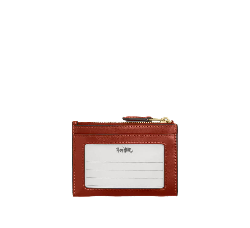 Coach Women's Mini Skinny Id Case Gold/Cinnamon