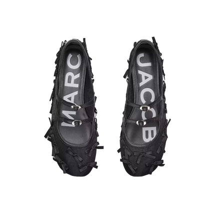 Marc Jacobs Women's The Bow Mesh Kiki Ballerina Black