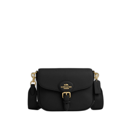 Coach Women's Amelia Saddle Bag Gold/Black