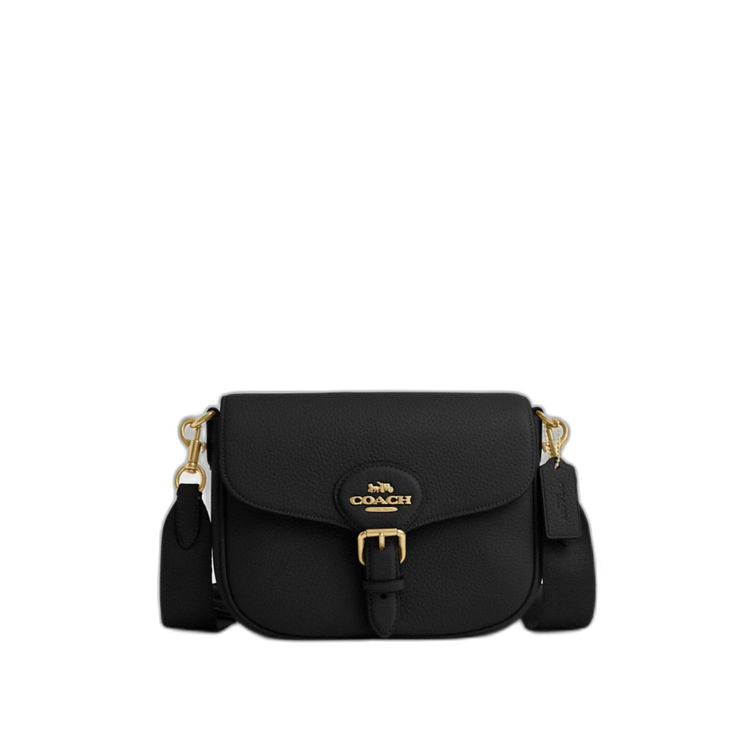 Coach Women's Amelia Saddle Bag Gold/Black
