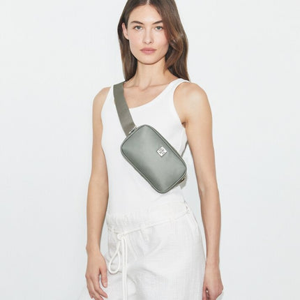 Tory Burch Women's Virginia Belt Bag Shale Rock