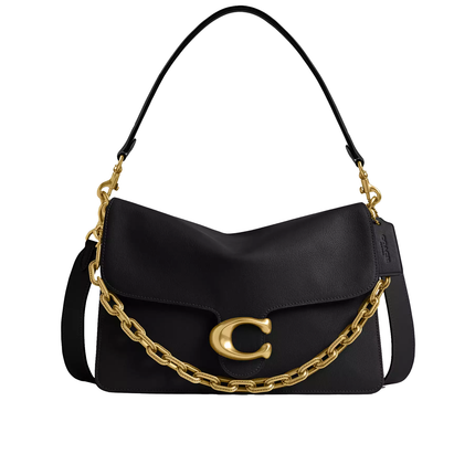 Coach Women's Chain Tabby Shoulder Bag 30 Brass/Black
