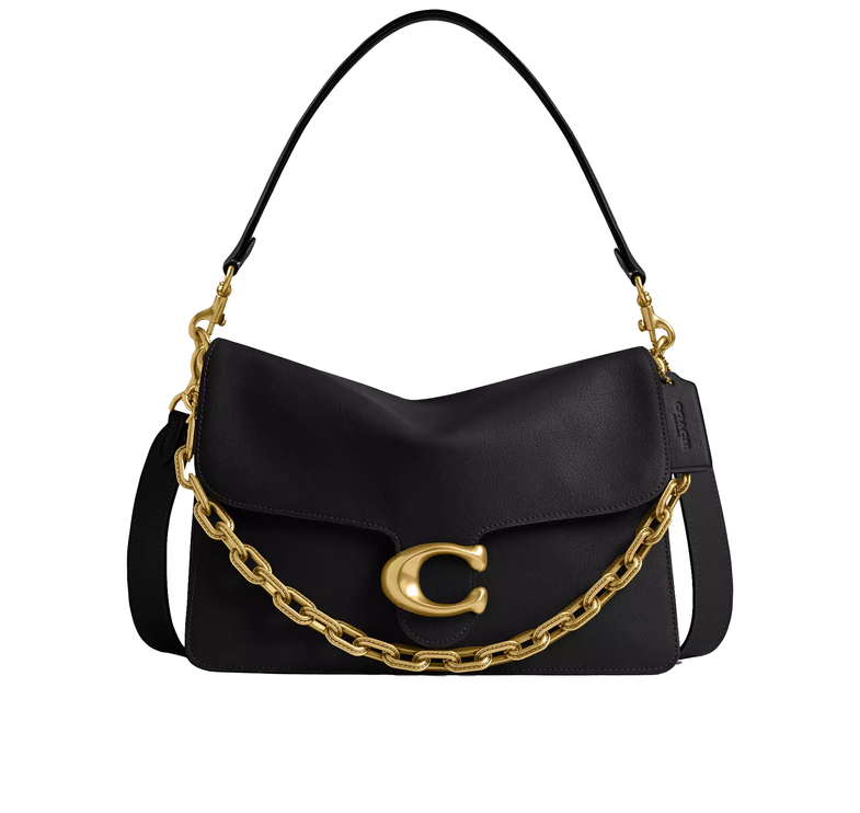 Coach Women's Chain Tabby Shoulder Bag 30 Brass/Black