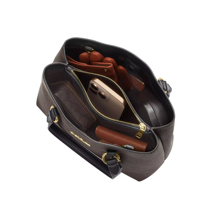 Coach Women's Station Carryall Bag In Signature Canvas Gold/Walnut/Black