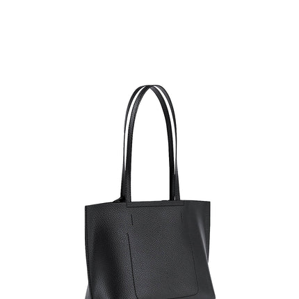 Michael Kors Women's Evelyn Small Tote Bag Black/Silver