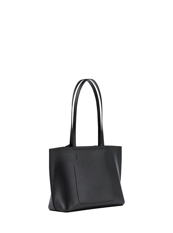 Michael Kors Women's Evelyn Small Tote Bag Black/Silver