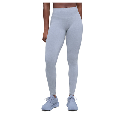 alo Women's Seamless High-Waist Two Tone Rib Legging Winter Frost Heather