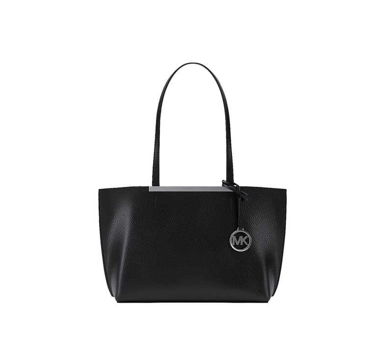 Michael Kors Women's Evelyn Small Tote Bag Black/Silver