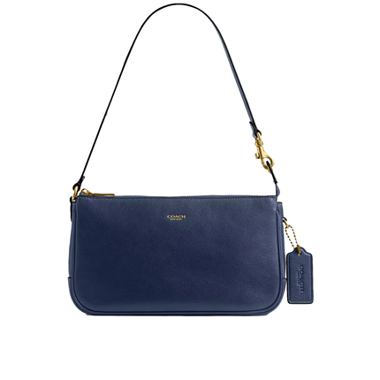 Coach Women's Plaza Bag Brass/Navy