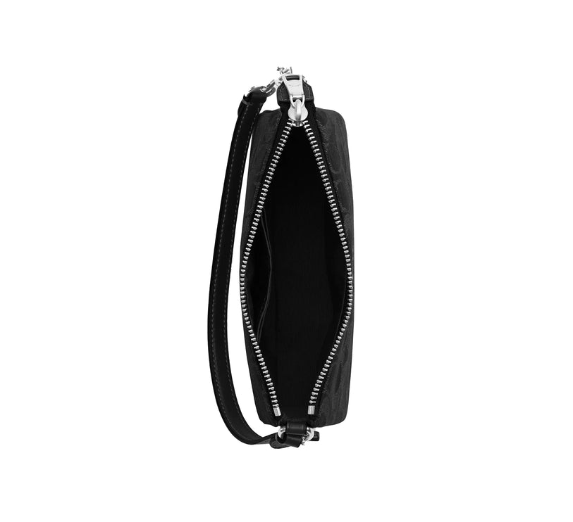 Coach Women's Nolita 19 In Signature Denim Silver/Black