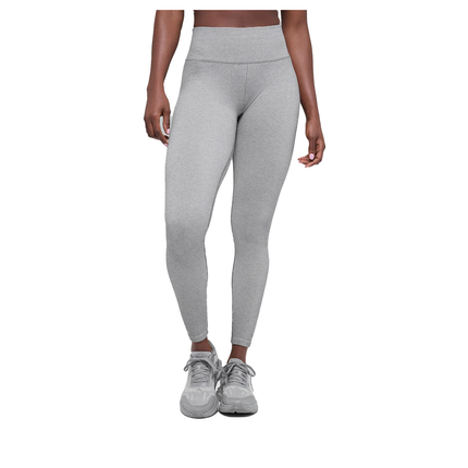 alo Women's Seamless High-Waist Two Tone Rib Legging Light Misty Grey Heather