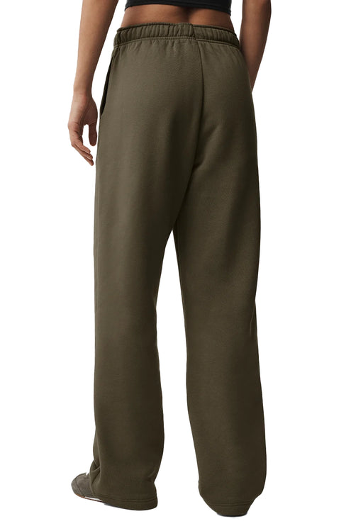 alo Women's Accolade Straight Leg Sweatpant Olive Tree