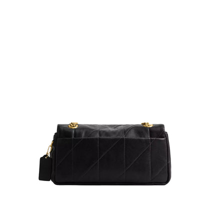 Coach Women's Tabby Shoulder Bag 26 With Quilting Brass/Black