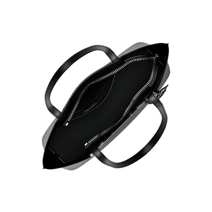 Michael Kors Women's Evelyn Small Tote Bag Black/Silver