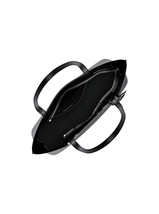 Michael Kors Women's Evelyn Small Tote Bag Black/Silver