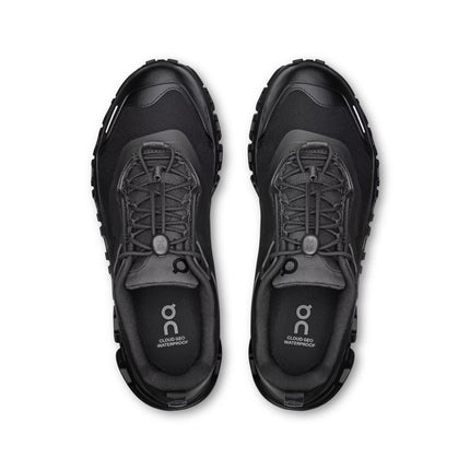 ON Women's Cloud 6 Geo Waterproof Black/Black