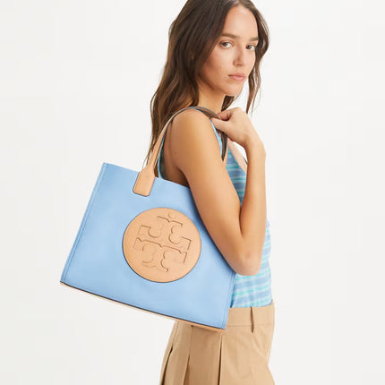 Tory Burch Women's Small Ella Tote Dauphin Blue