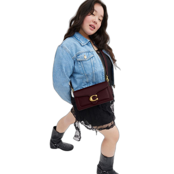 Coach Women's Tabby Shoulder Bag 26 Brass/Merlot