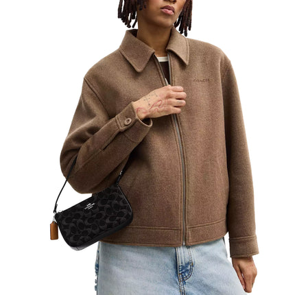 Coach Women's Nolita 19 In Signature Denim Silver/Black