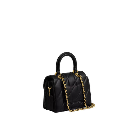 Coach Women's Tabby Top Handle Bag With Quilting Brass/Black