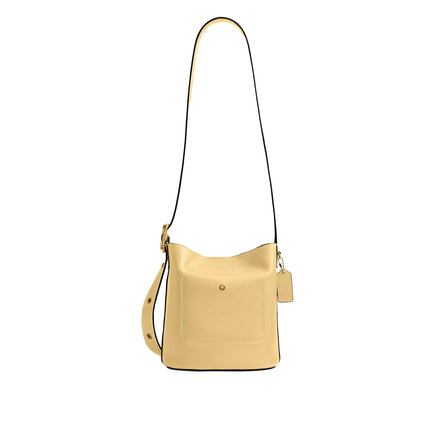 Coach Women's Bleecker Bucket Bag 21 Brass/Vanilla