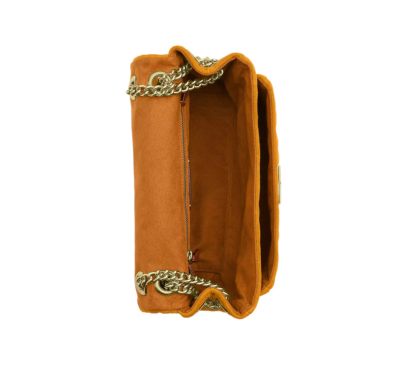 Coach Women's Elodie Crossbody Bag 24 With Quilting Gold/Marigold