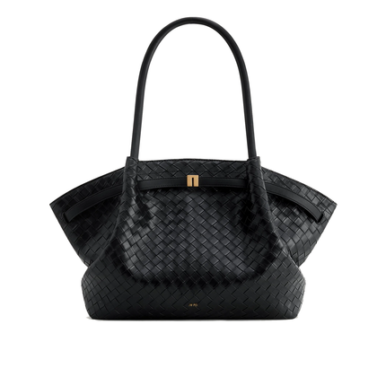 JW PEI Women's Hana Large Weave Texture Tote Bag - Black