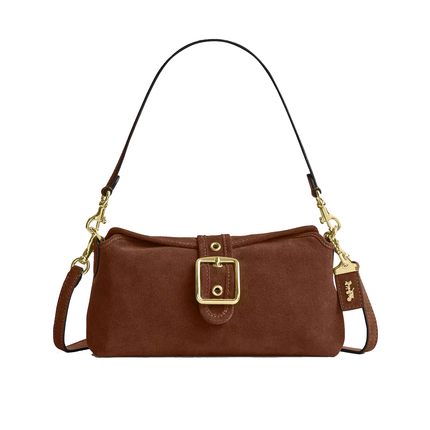 Coach Women's Abbie Shoulder Bag Gold/Warm Brown