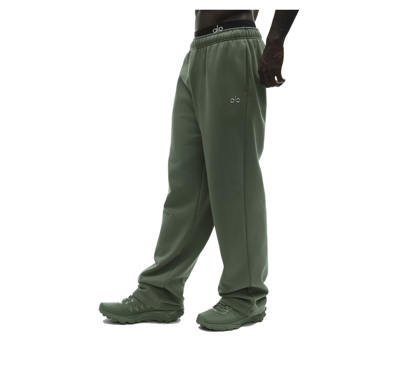 alo Men's Accolade Straight Leg Sweatpant Bamboo Green