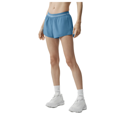 alo Women's Full Stride Micro Running Short California Blue