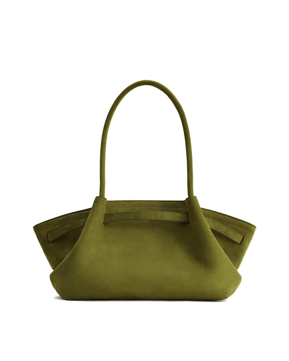 JW PEI Women's Hana Wide Faux Suede Tote Bag - Olive Green
