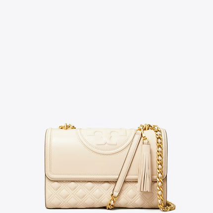 Tory Burch Women's Fleming Convertible Shoulder Bag New Cream