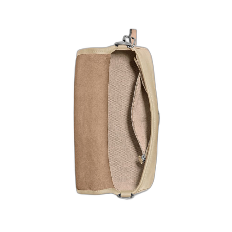 Coach Women's Soft Tabby Shoulder Bag Silver/Ivory