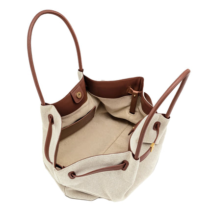 JW PEI Women's Hana Large Tote Bag - Brown Canvas