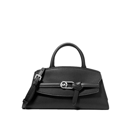 Michael Kors Women's Greta Small Leather Satchel Bag Black