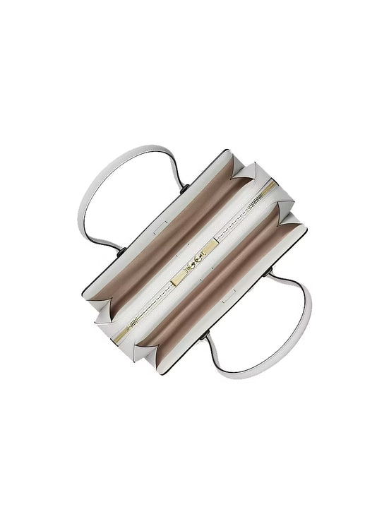 Michael Kors Women's Laila Small Leather Shoulder Bag Eggshell