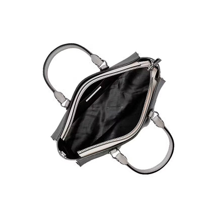 Michael Kors Women's Arden Small Color-Block Signature Logo Messenger Bag Black Combo