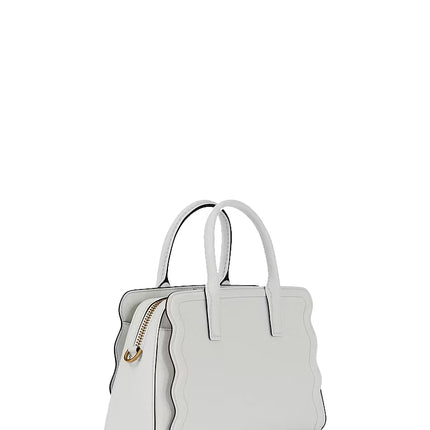 Michael Kors Women's Laila Extra-Small Pebbled Leather Convertible Crossbody Bag Eggshell