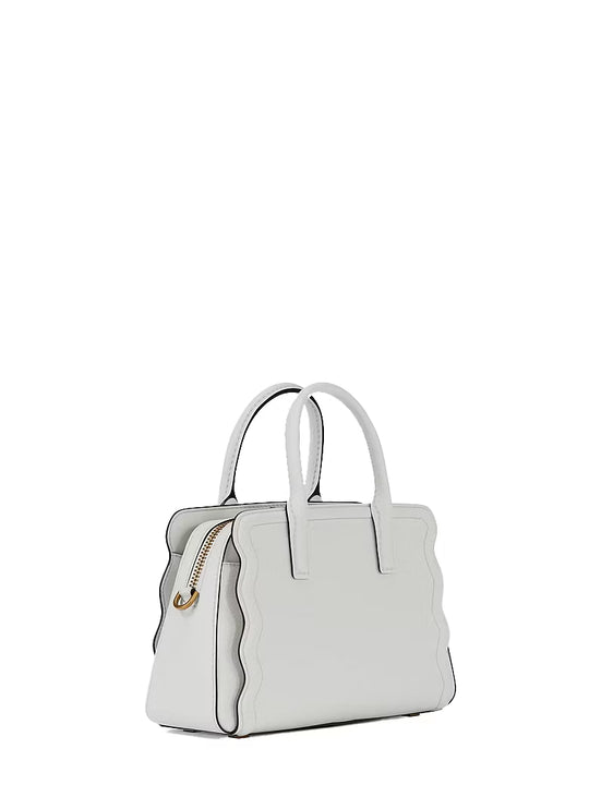 Michael Kors Women's Laila Extra-Small Pebbled Leather Convertible Crossbody Bag Eggshell