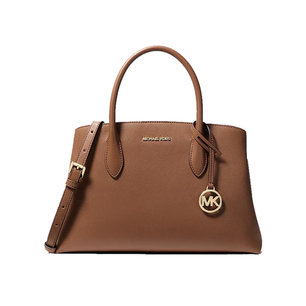 Michael Kors Women's Maya Medium Satchel Bag Luggage/Gold