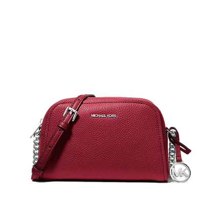 Michael Kors Women's Ashton Extra-Small Camera Crossbody Bag Maroon