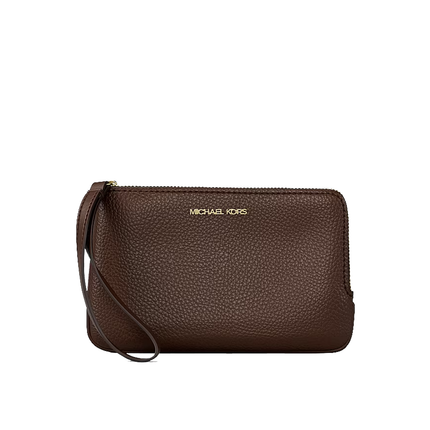 Michael Kors Women's Jet Set Travel Small Wristlet Nutmeg