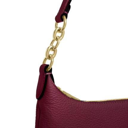 Coach Women's Mini Payton Bag Gold/Dark Cherry