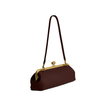 Coach Women's Kisslock Frame Bag 30 Brass/Maple
