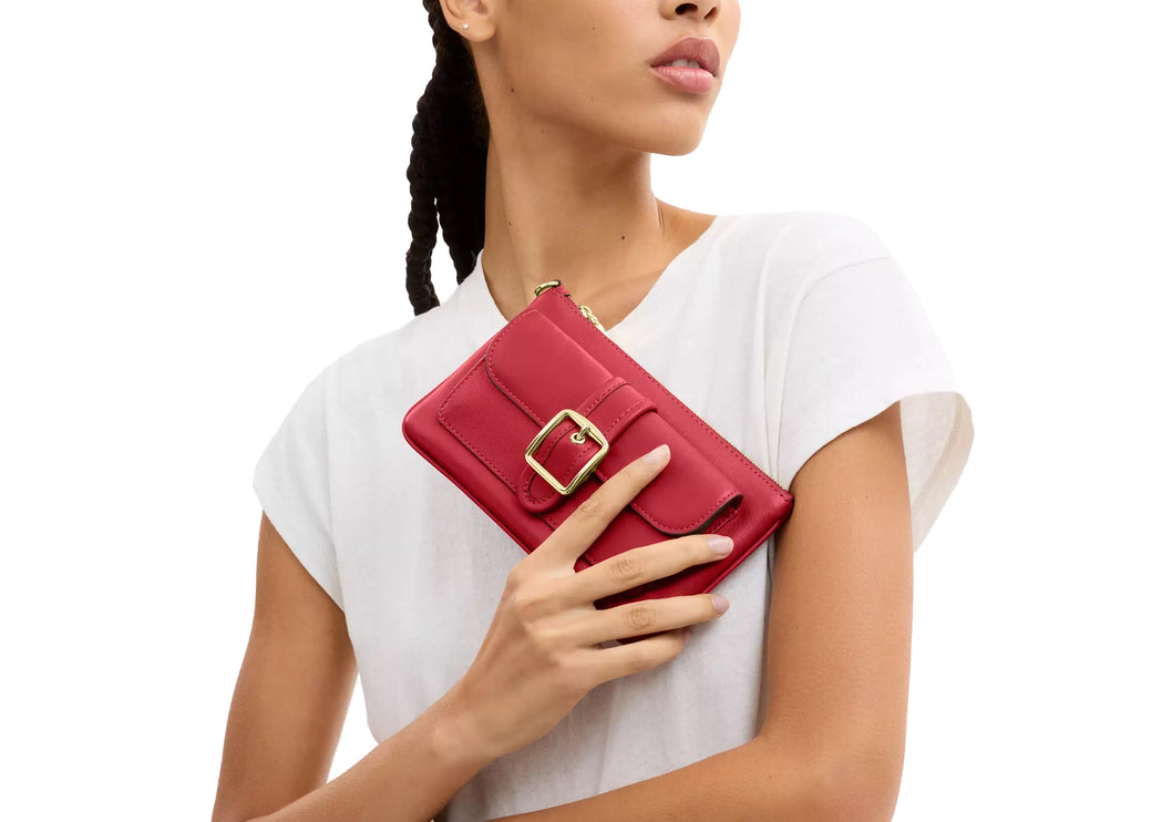 Coach Women's Ashton Wristlet Gold/Poppy